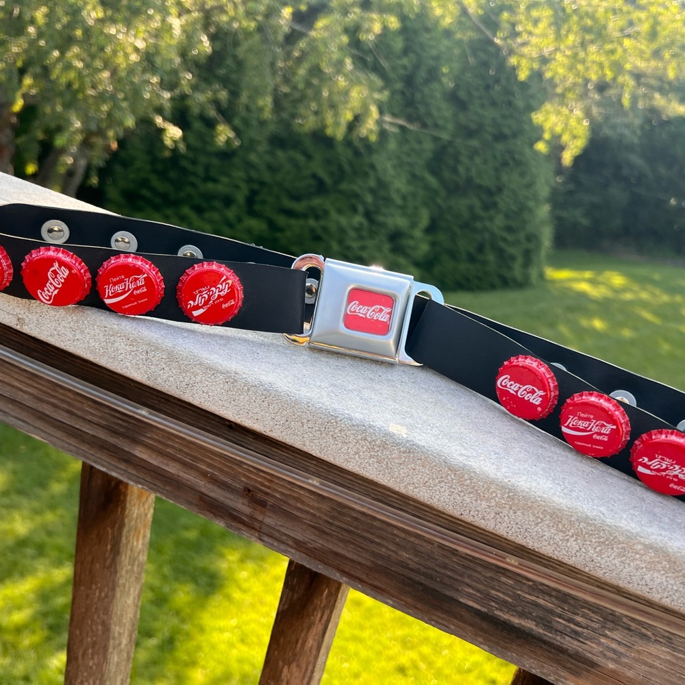 Coca-Cola Black Belt with Red Accents